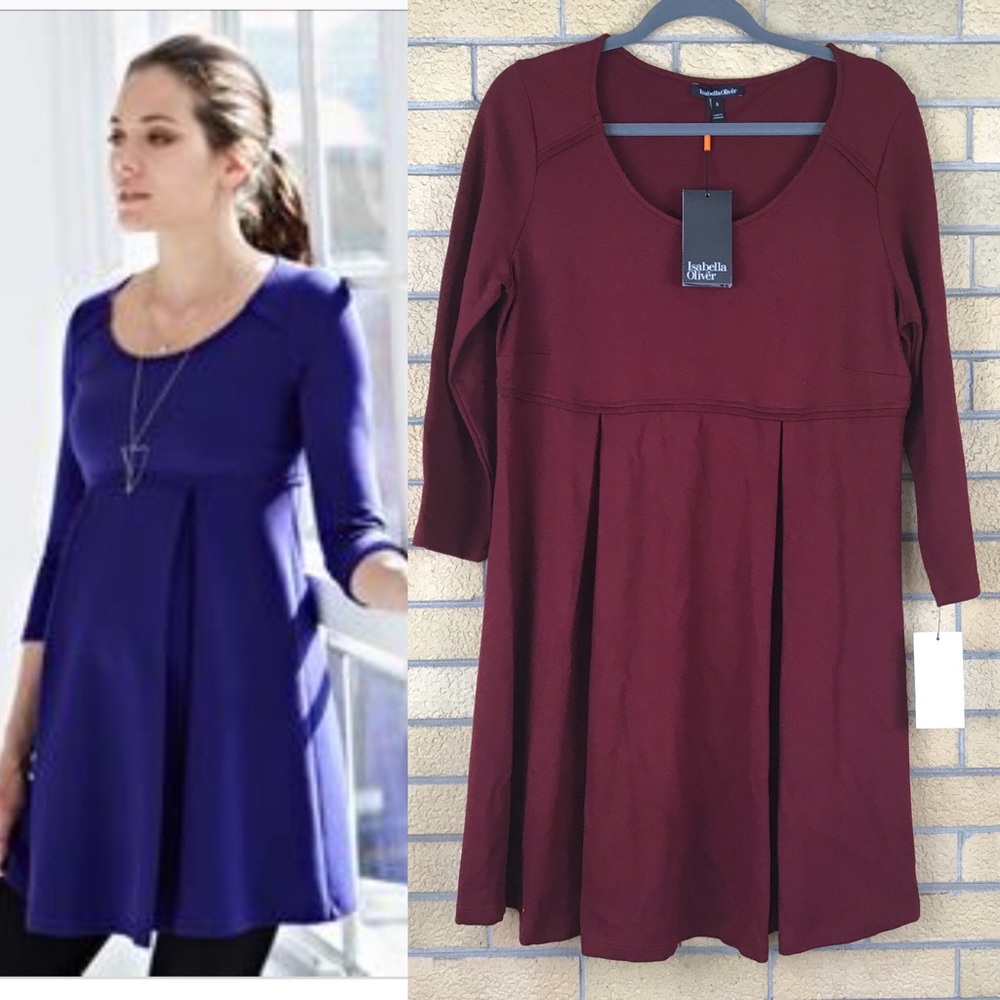 Isabella Oliver Maternity Tunic Hatton 3/4 sleeves